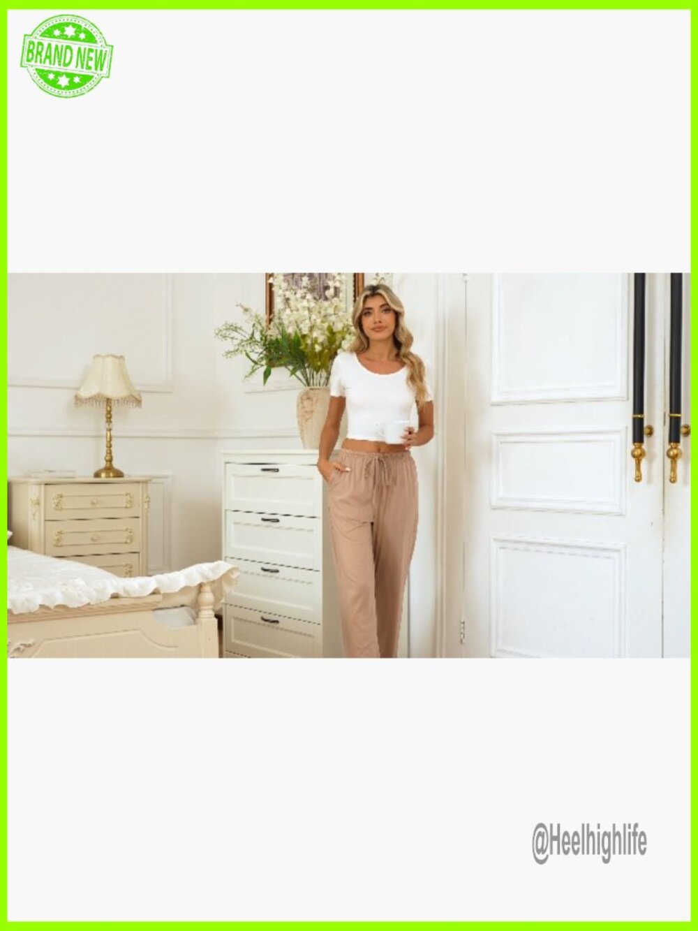 4 Pack Women's Wide Leg Lounge Pants Drawstring Sweatpants Pockets Comfy - Picture 7 of 7